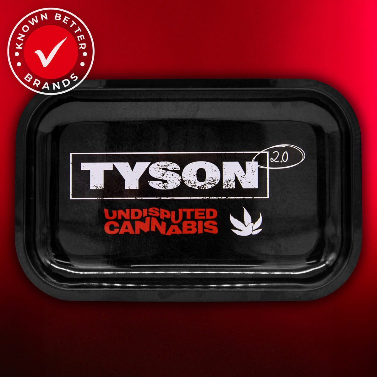 TYSON 2.0 Undisputed Cannabis Black Rolling Tray