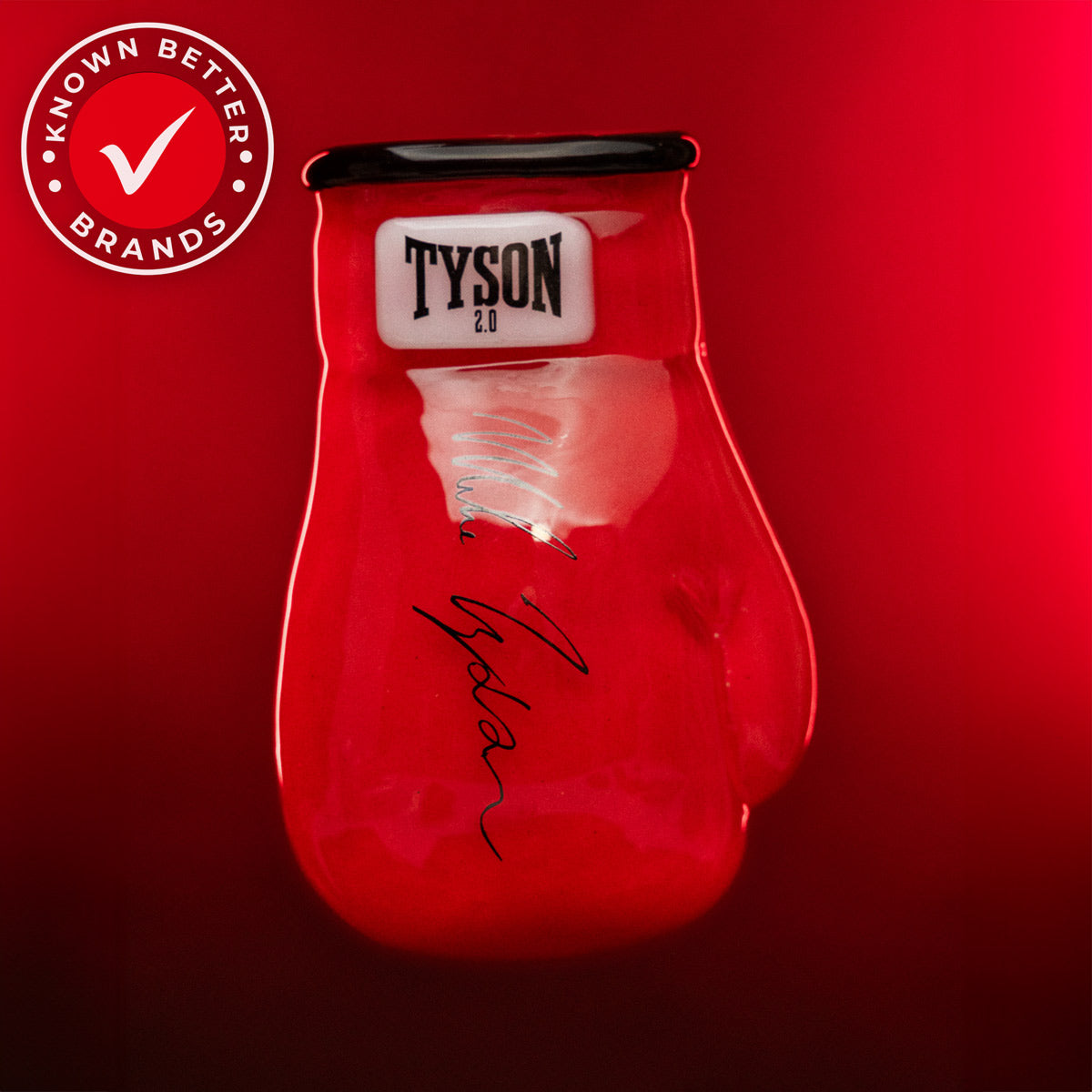 Empire Glassworks Collaboration - Red TYSON 2.0 Dry Glass Pipe